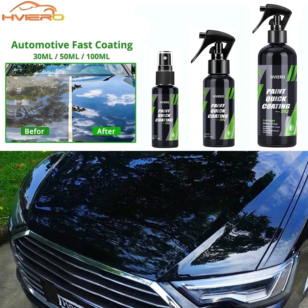 50ml/100ml/300ml Ceramic Coating Fortify Quick paint wash Coat Hydrophobic Polish Waterless Car Wash Wax Long Lasting Protection