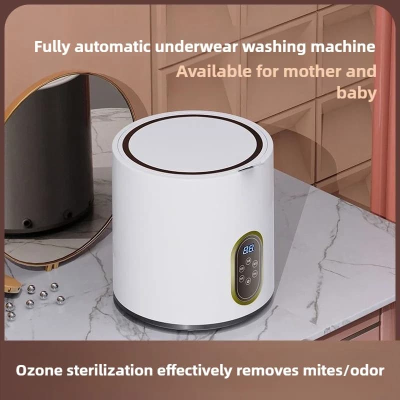 Lavatrice Semi-automatica Domestica 6L-7L per Scarpe, Biancheria Intima e Calzini, Lavatrice da Tavolo Compatta, Non Occupa Spazio
