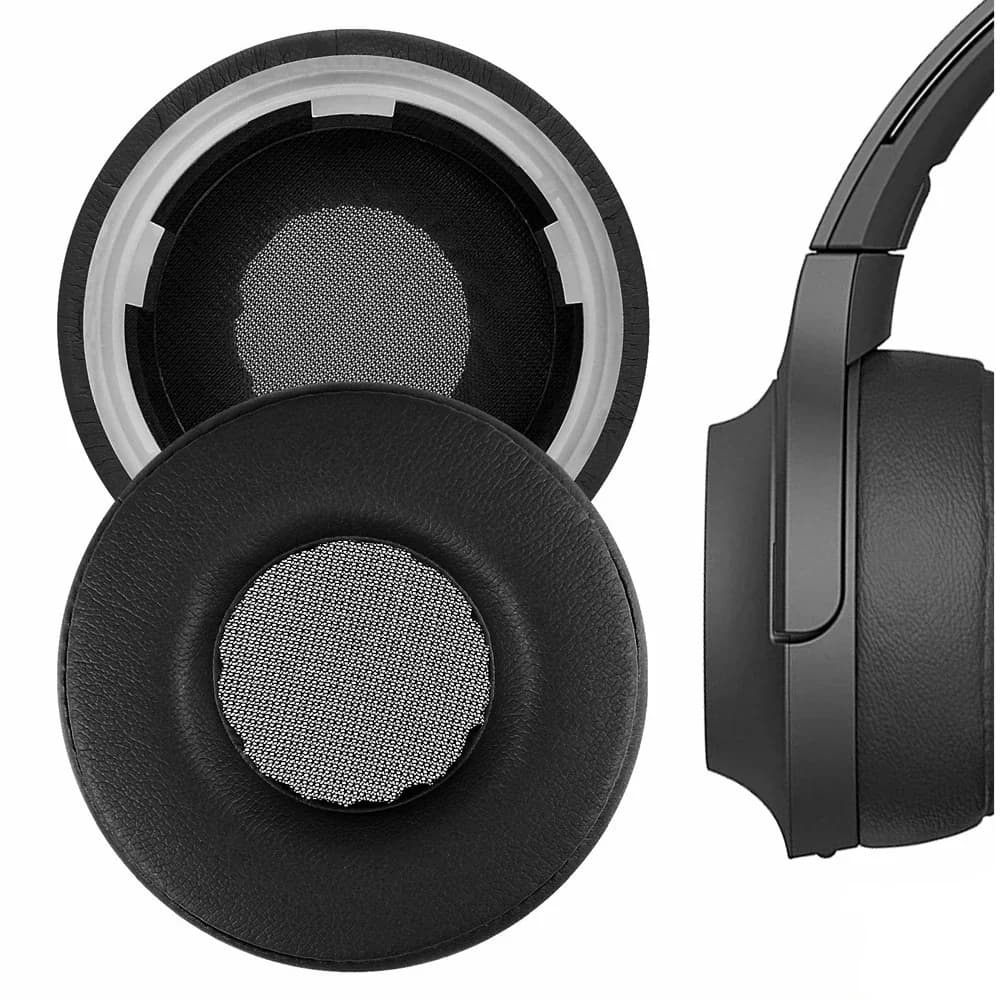 PU Leather Replacement Earring Bearings With Memory Foam, Suitable for Sony WH-H800 Wireless Headphones
