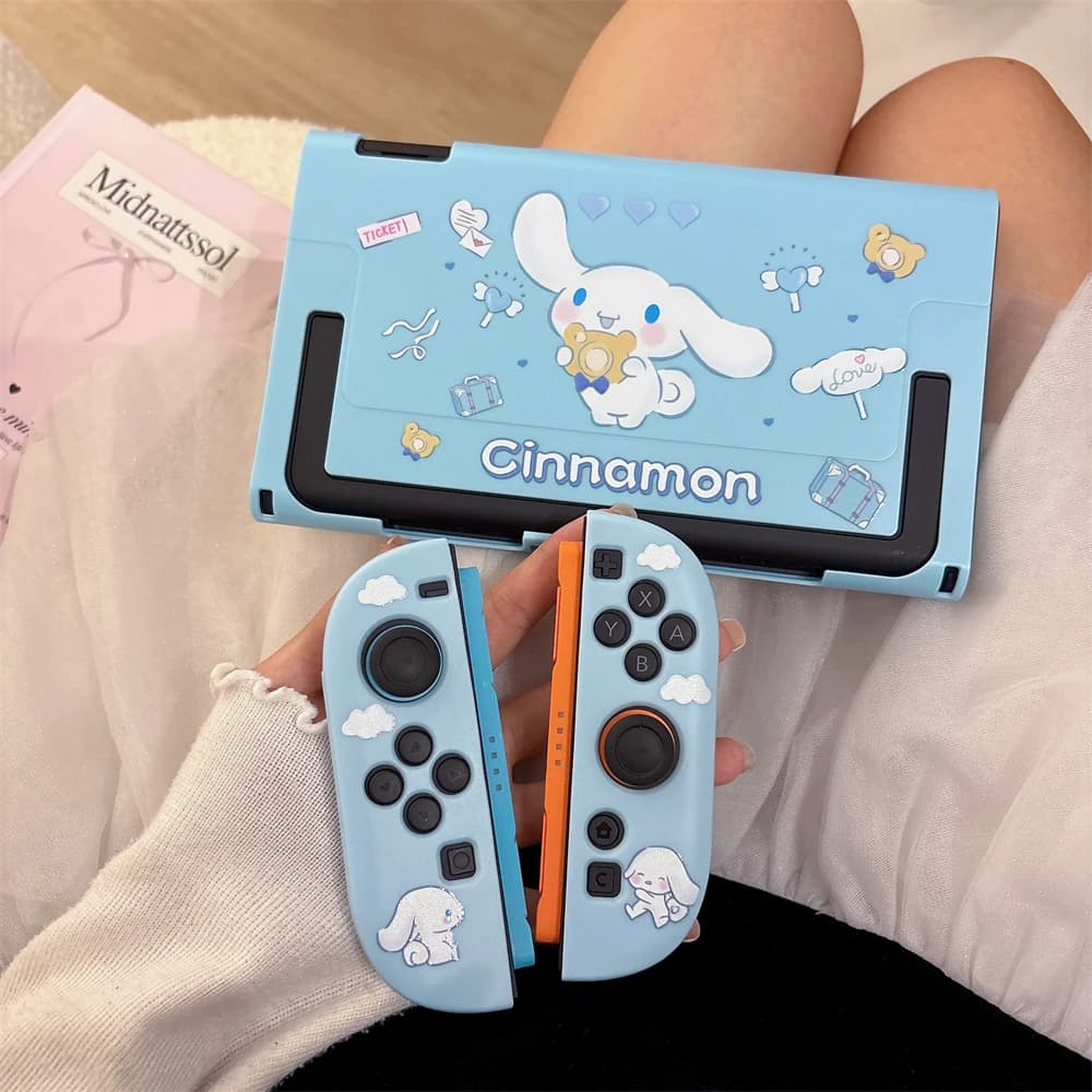 Cinnamoroll Split Design Shell For Nintendo Switch 2 (2025) Shockproof Cover for JoyCon Controller Console Protective Case