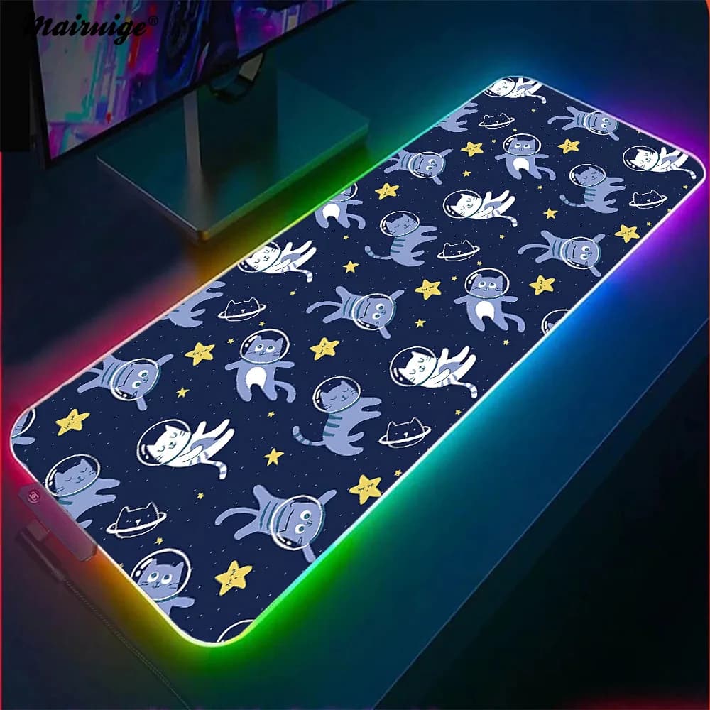 Blue Kids Mouse Pad Xxl Gaming Mouse Mat Office Equipment Pc Gaming Laptop Gamer Desk Carpet Pad To Computer Desk Mat Large