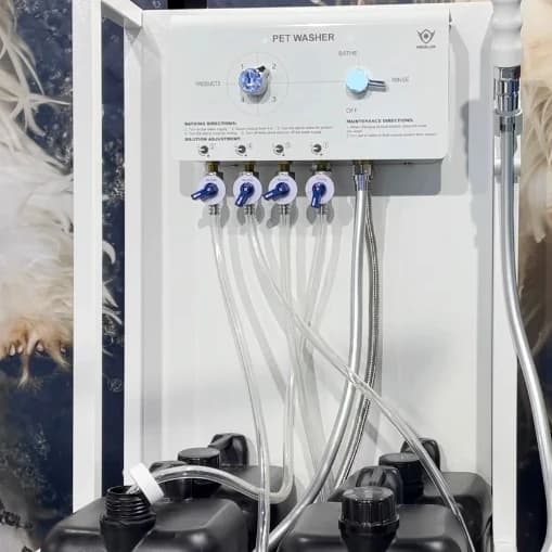 Macchina per il lavaggio automatico di animali domestici, stazione di lavaggio cani, lavatrice automatica per gatti, sistema di pulizia animali domestici, autolavaggio cani self-service