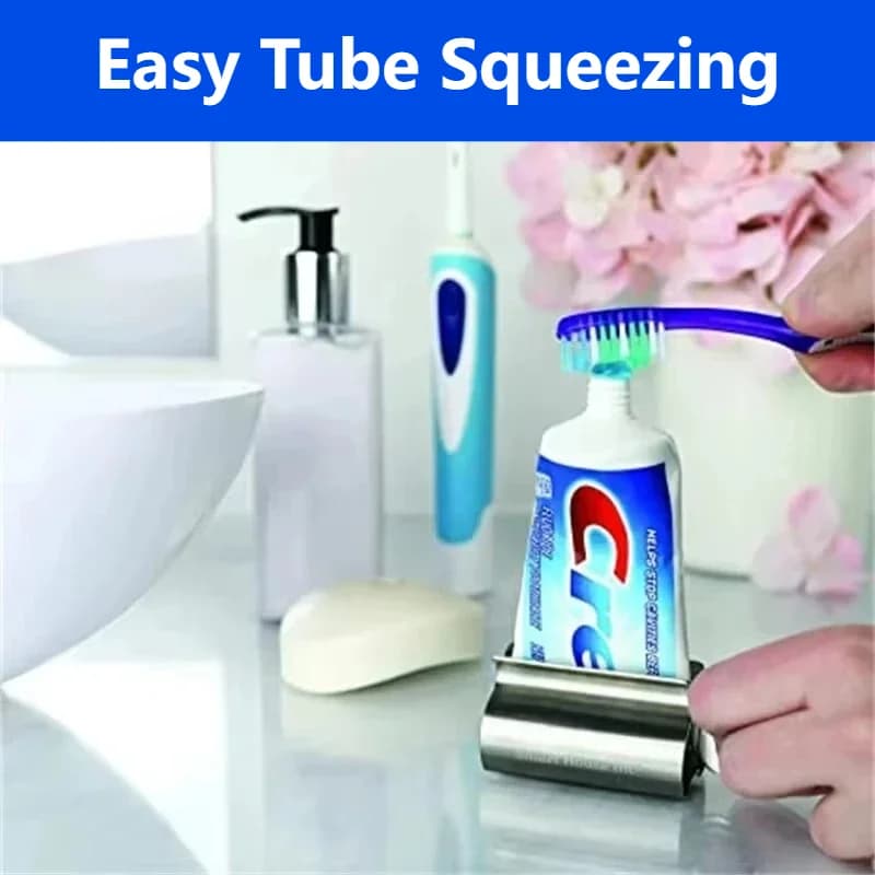 Stainless Steel Wringer Roller Rotate Dispenser for Ointments Cosmetics Bathroom Accessories Toothpaste Squeezer Tube Roller