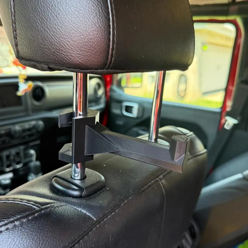 Arc Hook for Car for Truck Composite String Bracket Universal Headrest Hook for Archery for Vehicles and Hunting Transport