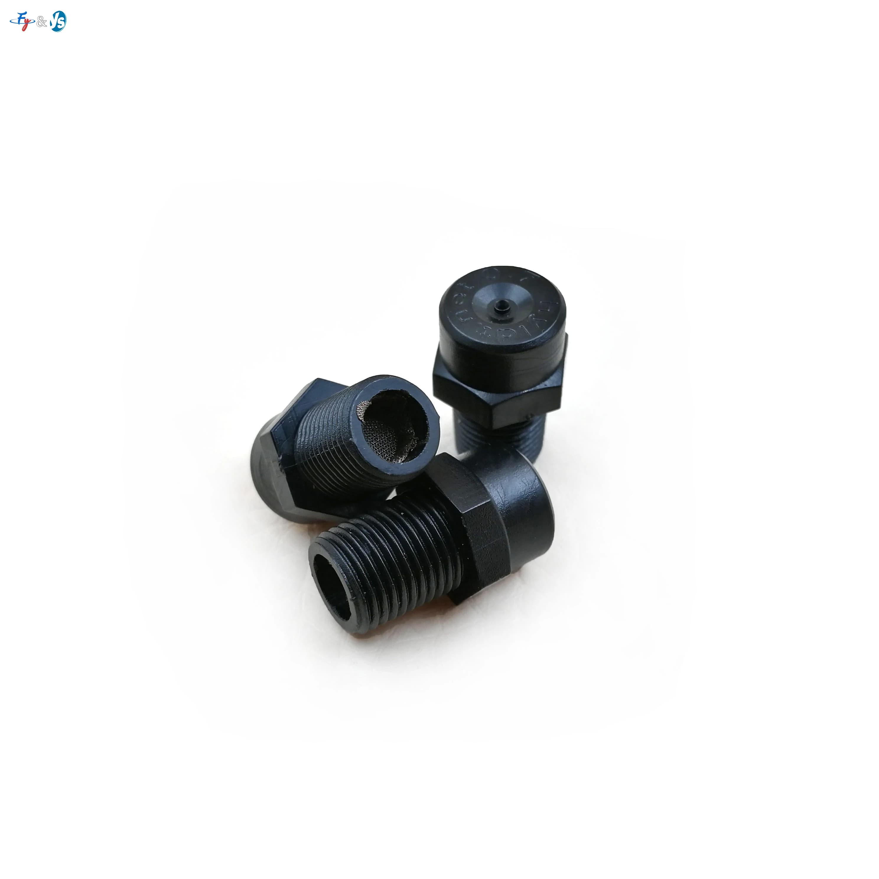 YS Low Pressure Plastic Fogging Nozzle, Fe-1/8" Male Thread, Fog Nozzle,Cooling Spray Nozzle,PP Mist Nozzle with Filter