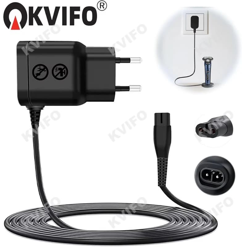 Caricabatterie KVIFO 4.3V compatibile per Philips Norelco OneBlade QP2520 QP2620 QP2515 QP2510 MG3730 MG3720 MG3710 Rasoio elettrico