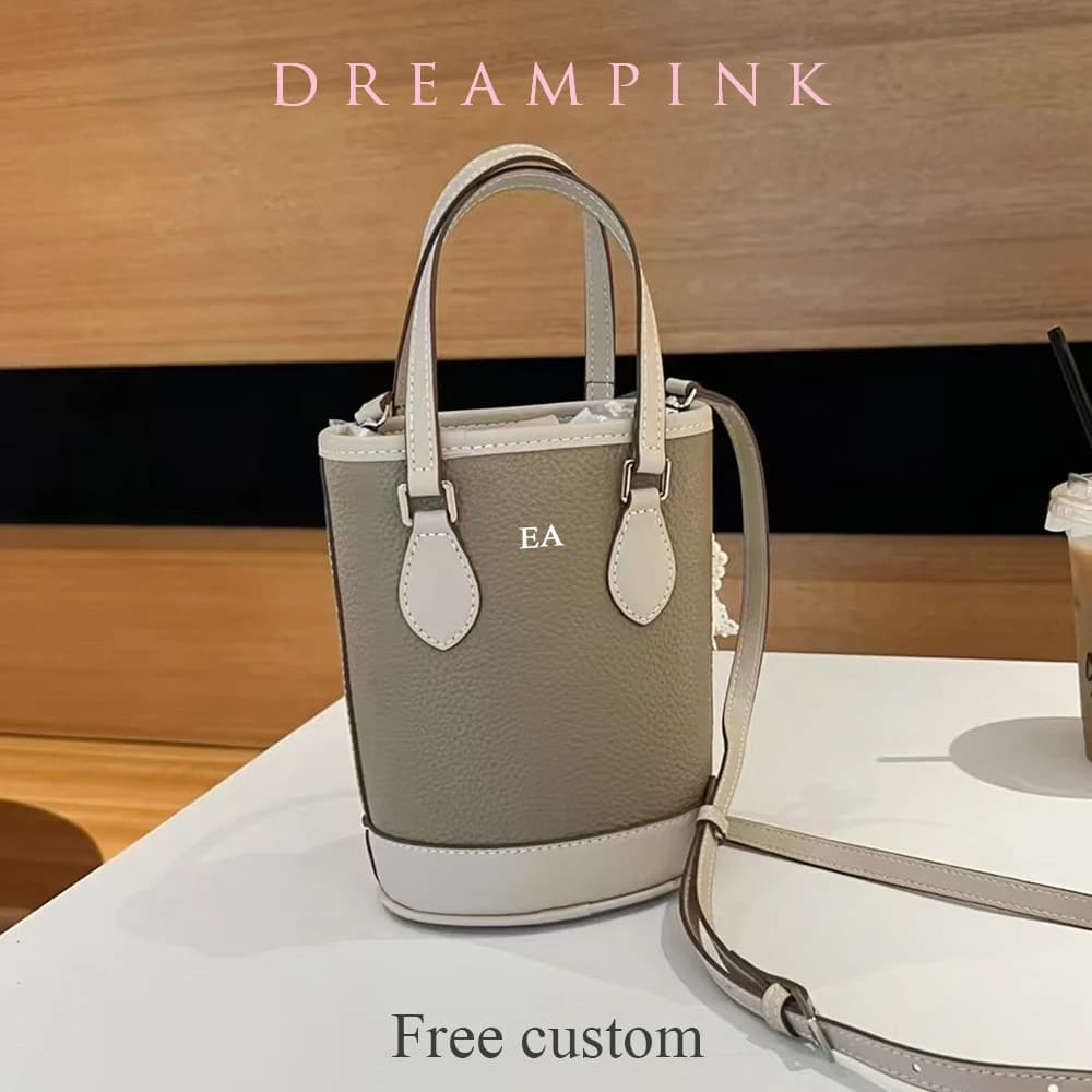 Borsa da donna piccola di design di lusso Lettere personalizzate in vera pelle Borsa a tracolla per telefono di marca originale Personalizza borse con nome