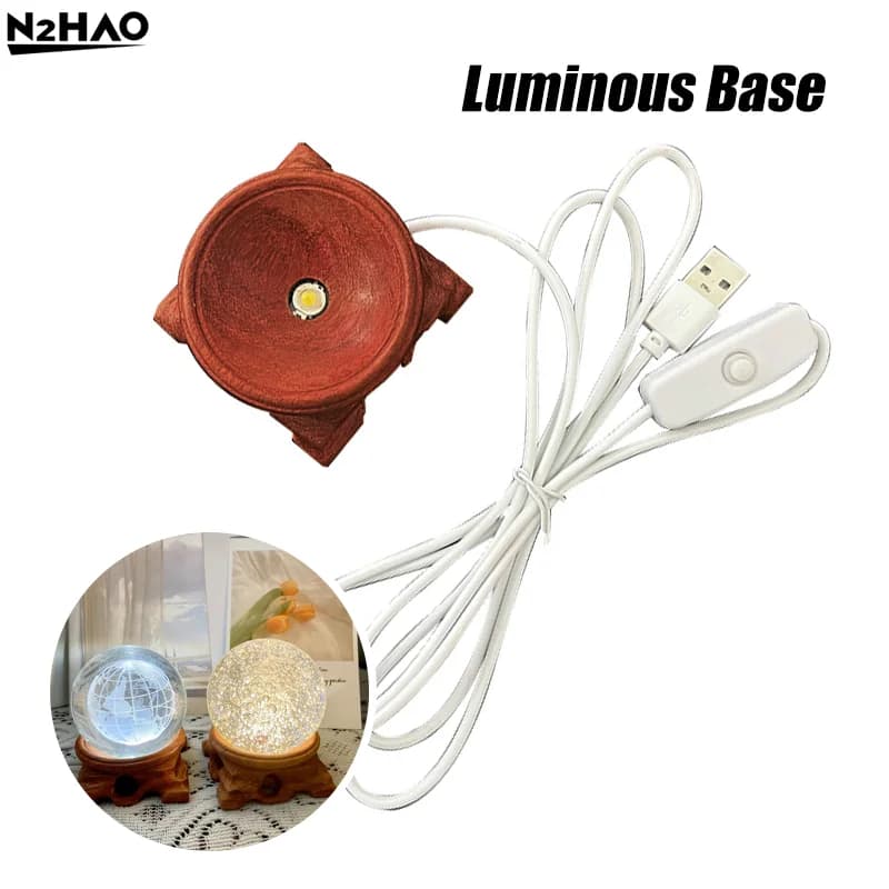 1 * Ramo d'acido Legno massello Base luminosa Base luminosa a led Base espositore artistico Lampada per cristalli Sfera di vetro Lampade decorative artistiche