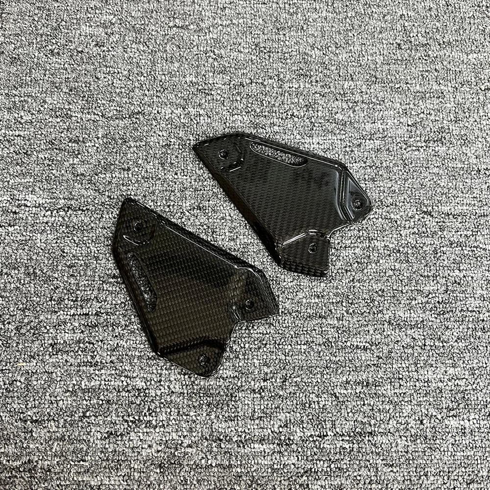 Z900SE 2022-2023 Copertura della protezione del tallone del poggiapiedi del motociclo in fibra di carbonio per KAWASAKI Z900 2017-2023 Pedane poggiapiedi Peg Protector