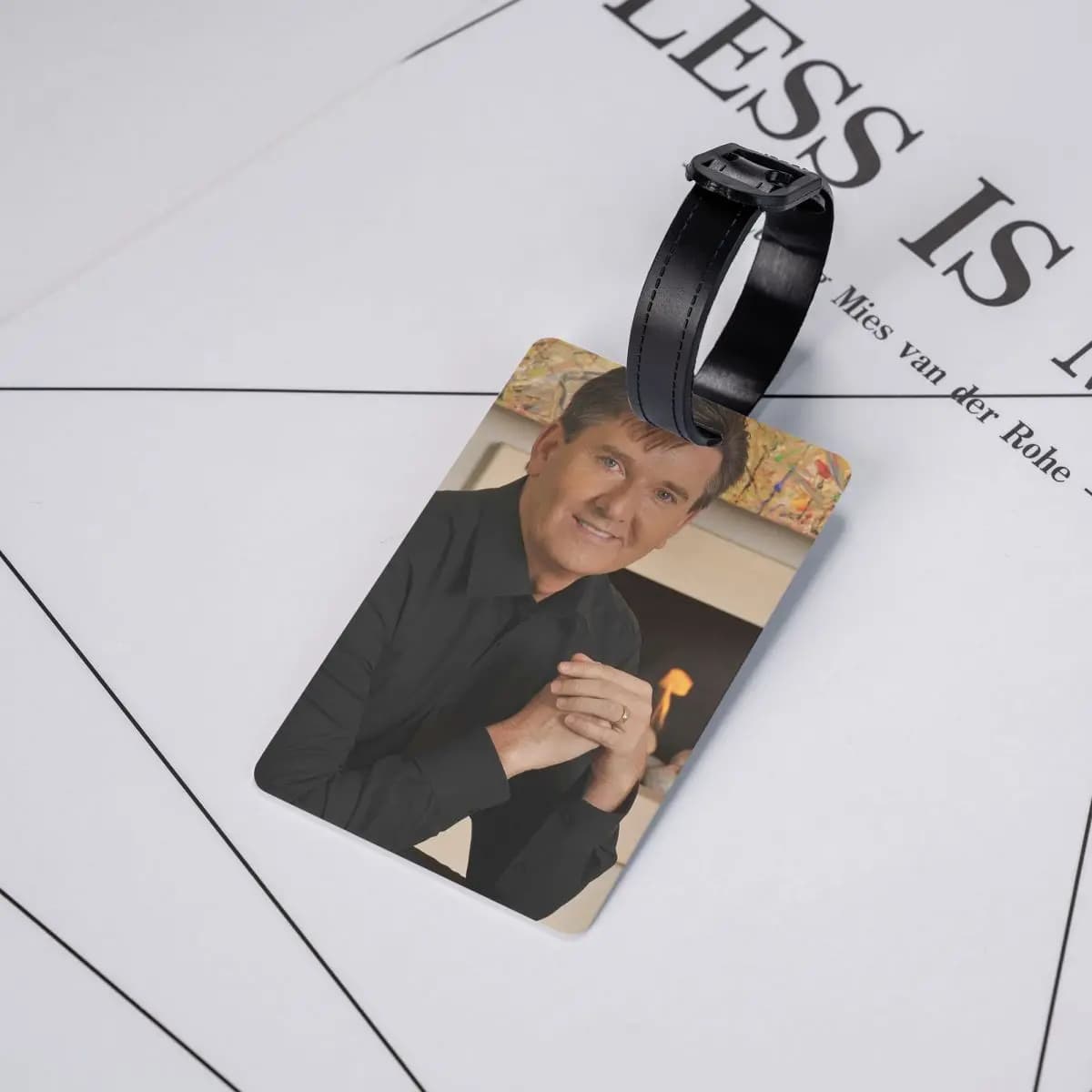 Etichette per Bagagli della Collezione Gold di Daniel O'Donnell, Accessori per Valigie, Etichette per Bagagli da Viaggio, Porta Etichette con Nome e Indirizzo