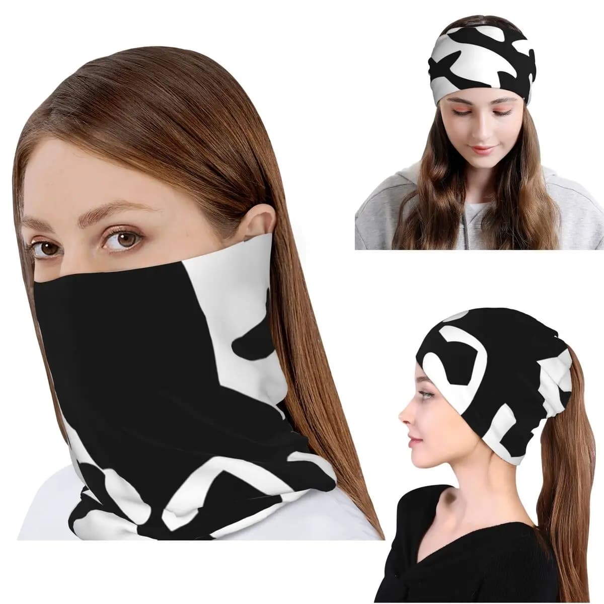 Funyarinpa Zero Escape Junpei 999 9 Ore 9 Persone 9 Porte Bandana Copricollo Sciarpa Magica Balaclava Berretto per Uomini e Donne