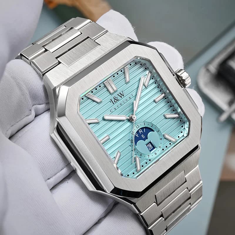 Orologio CARNIVAL da Uomo, Orologi Meccanici di Lusso, Movimento Automatico, Impermeabile, Montre Homme
