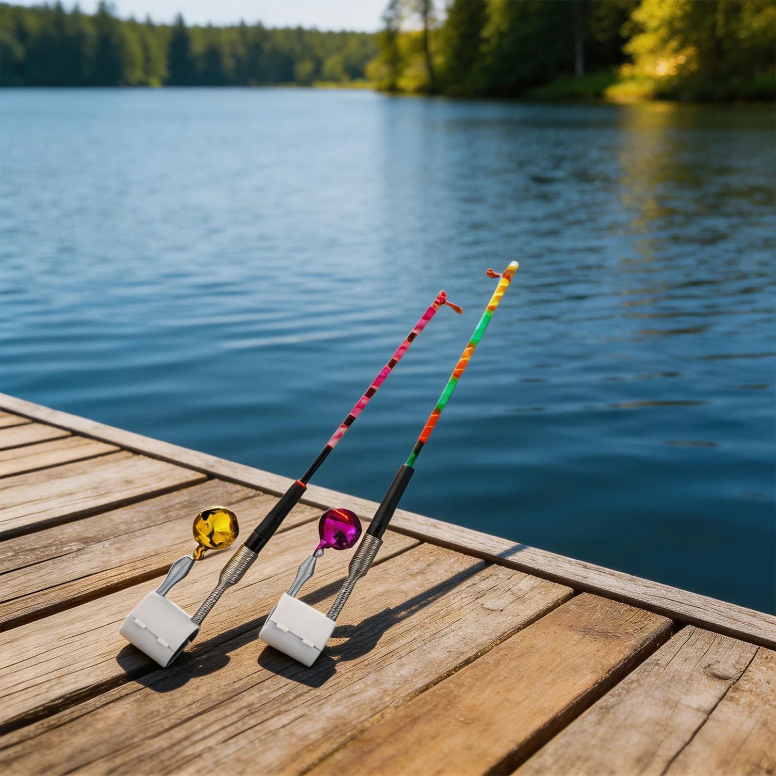 Fish Bite Alarm Floating Indicator for Fishing Rods Carbon Fiber Material 20g Weight Luminous Tail Sensitive Action