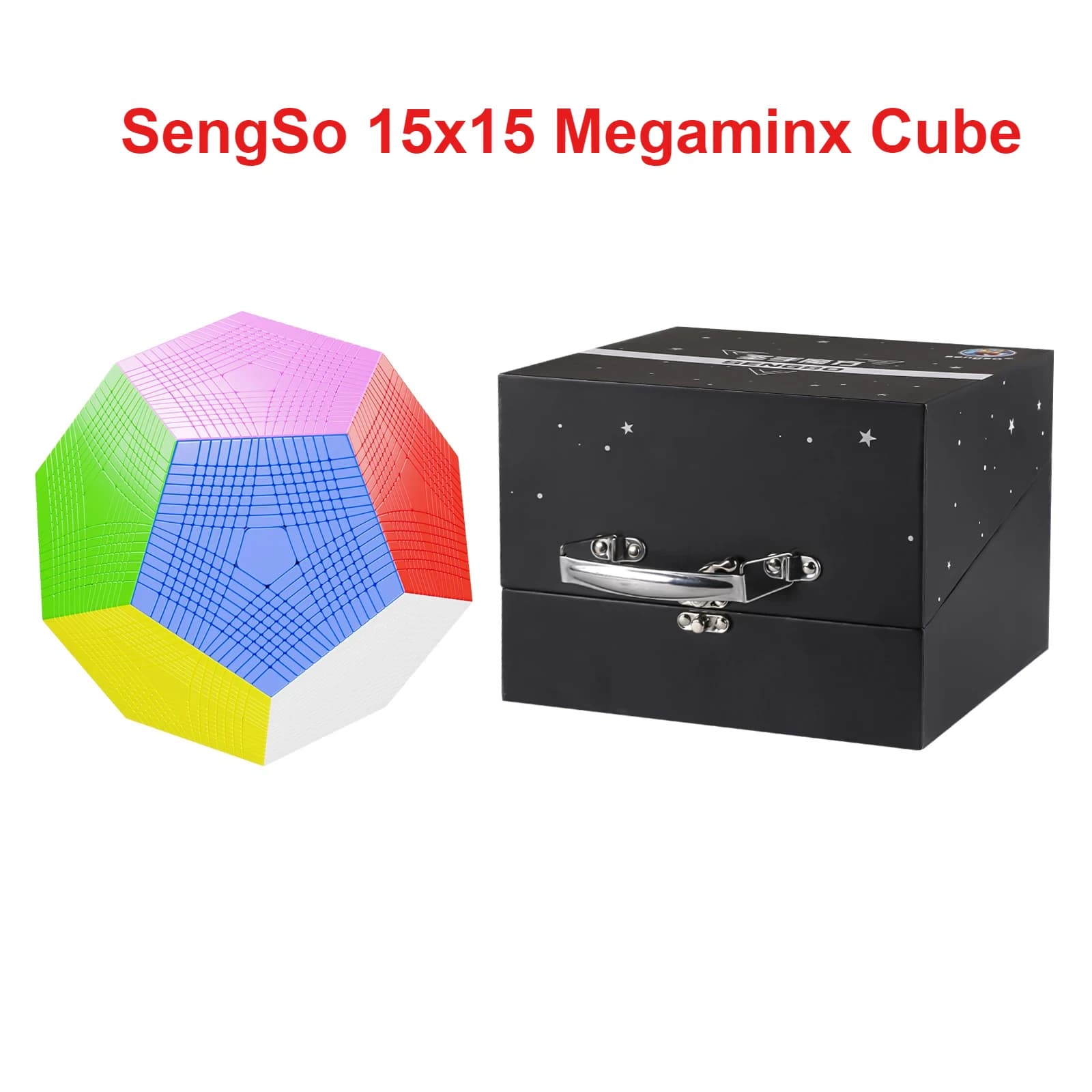 SengSo 15x15 Megaminx Cubo Magico Velocità Cubo Senza Adesivo Puzzle Shengshou Dodecaedro 12 Facce Giocattoli Professionali Regali