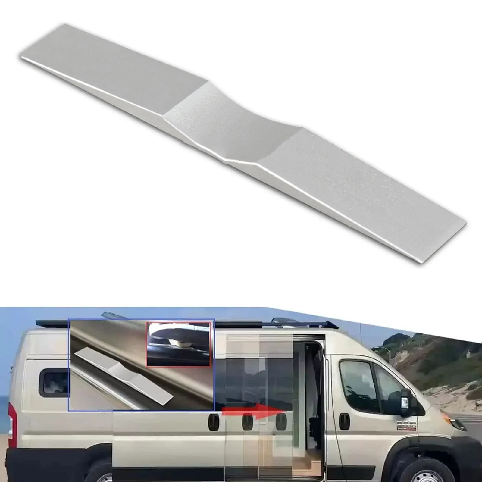Fermaporta per Fiat Ducato, Ford Transit, VW Crafter, Mercedes Sprinter, Kit Blocco Porta, Accessori Auto