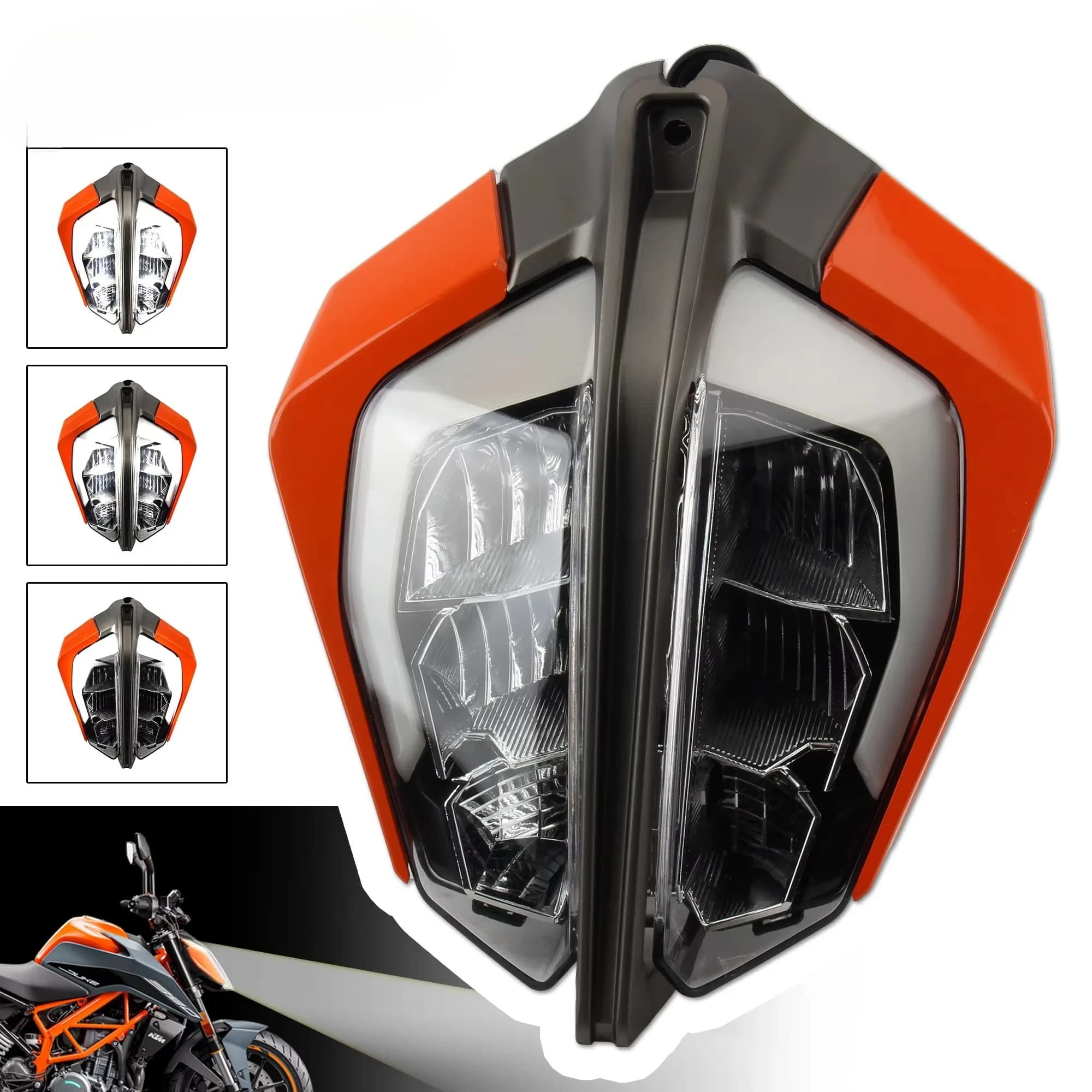 Per Duke 390 Moto Faro A Led Faro Moto Dirt Pit Bike Carenatura Faro Enduro 2017-2022