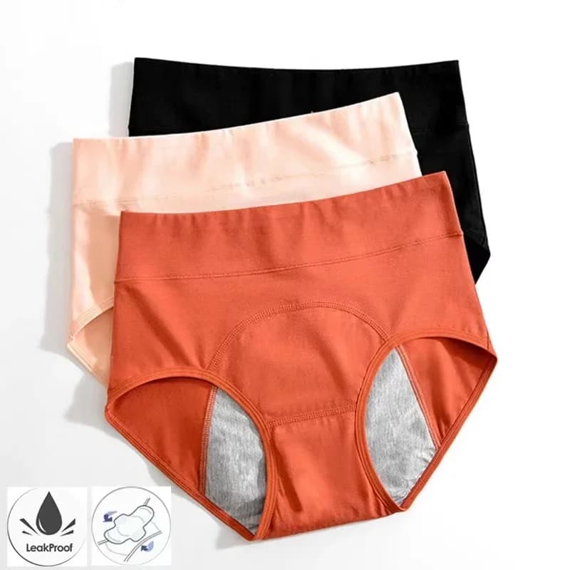 Menstruation Mutandines Cotton Menstrual Mutandines High waist Intimo period Menstrual Lose-proof bragas menstruales