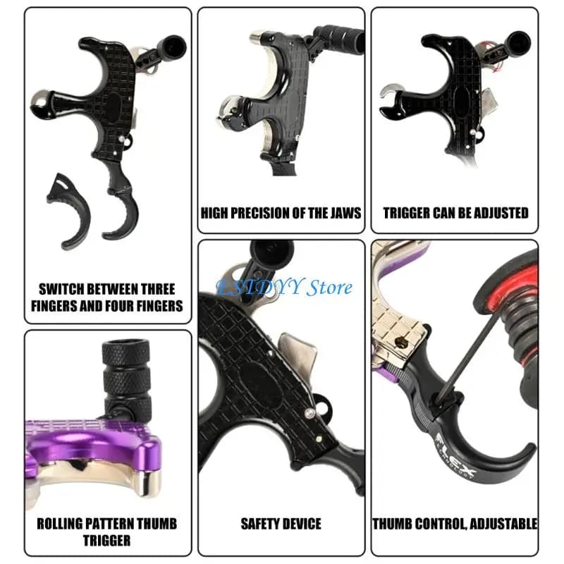 G6DE Trigger rilascio per con l in metallo 3 aiuti per il rilascio archi con Aiuti per il rilascio del