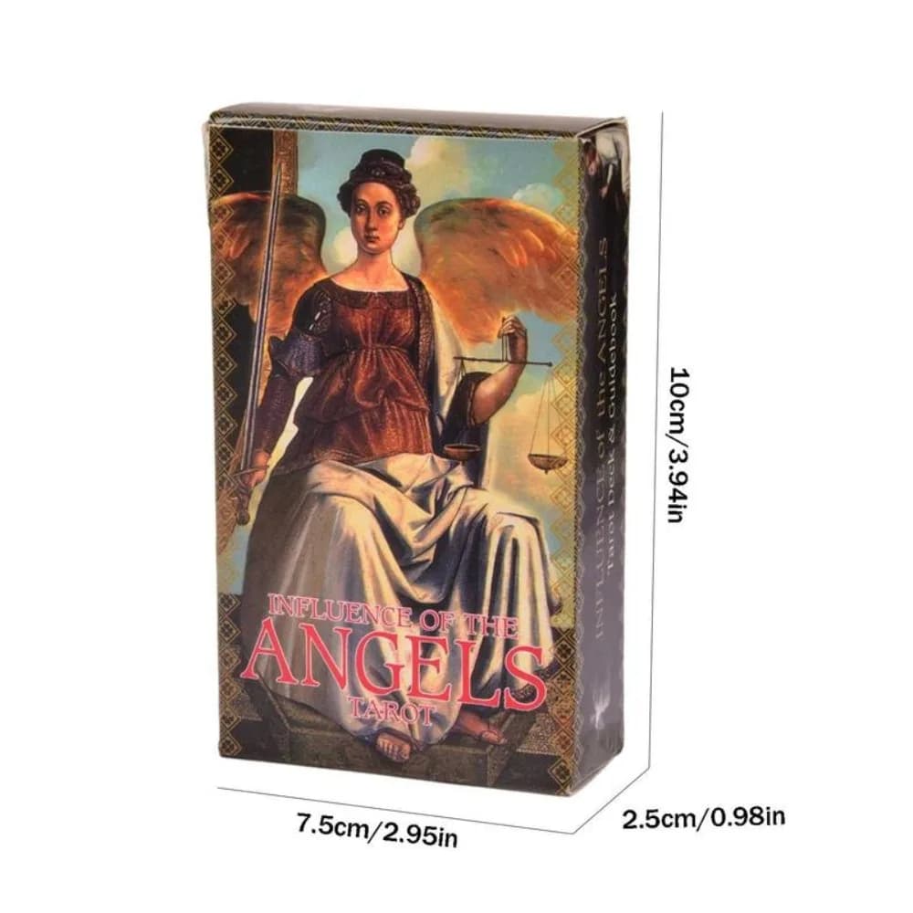 10.3*6cm influenza degli angeli mazzo di tarocchi Oracles carte misteriosa divinazione streghe 78 carte dei tarocchi per le donne carte delle ragazze