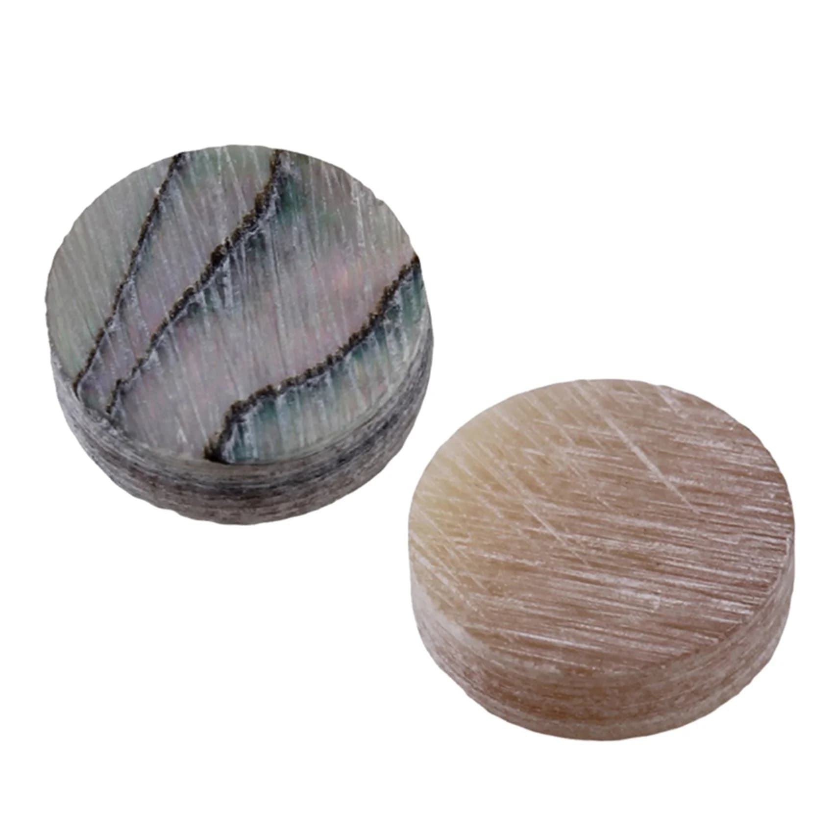 TUREBG Punti di intarsio verdi in Paua Abalone da 6 mm per chitarra, ukulele, banjo (confezione da 40)
