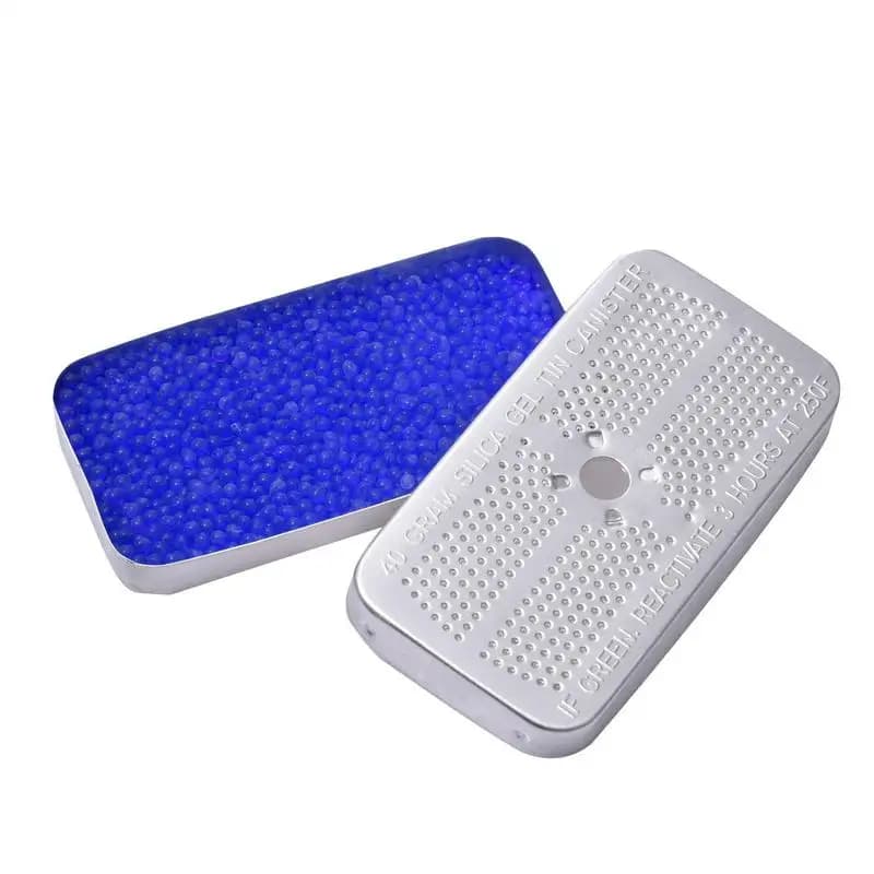 Deumidificatore per auto Scatola assorbitore di umidità Deumidificatore universale in gel di silice Scatola di deumidificazione riutilizzabile in alluminio per auto