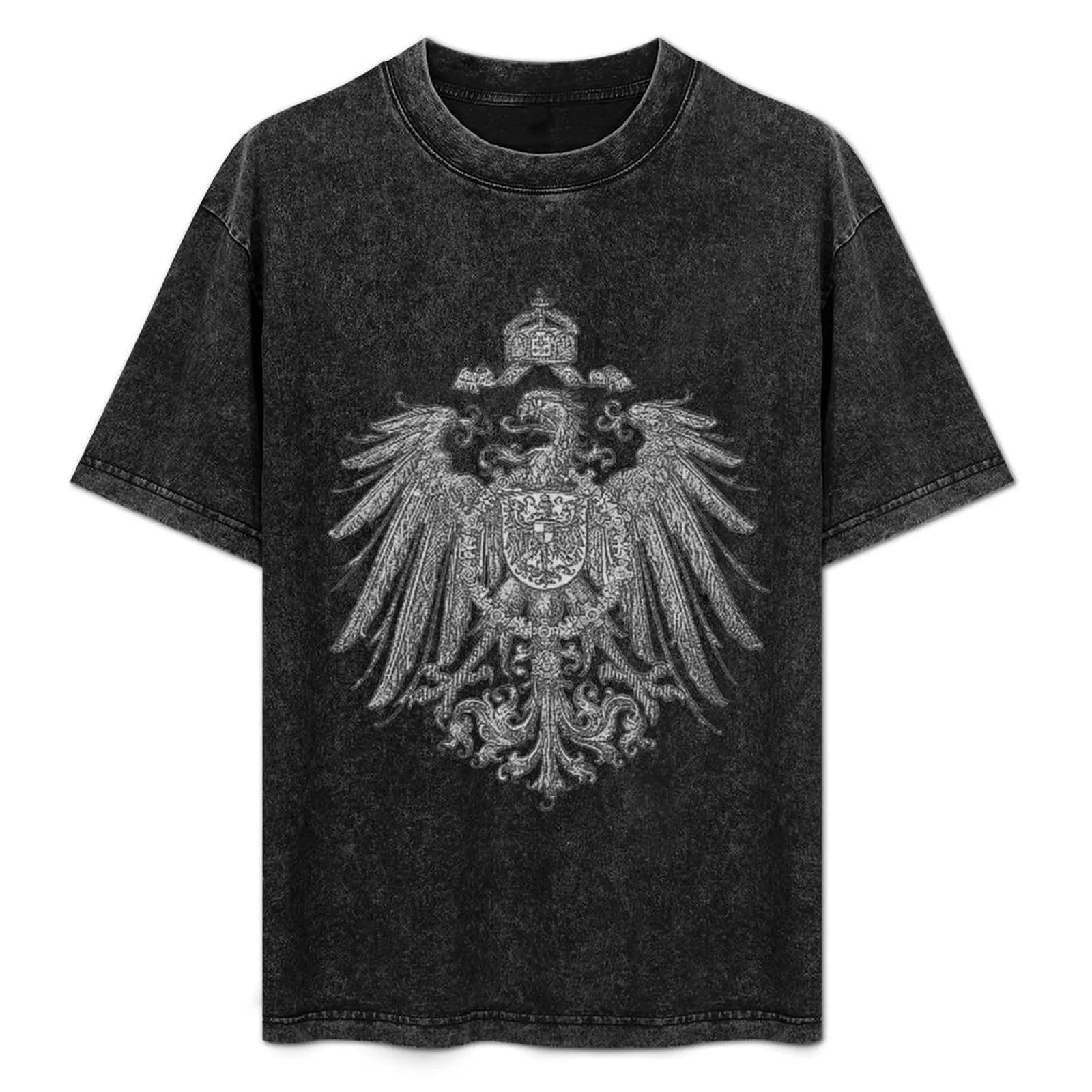 T-shirt con aquila imperiale tedesca, era dal 1888 al 1918, top estivo leggero e traspirante