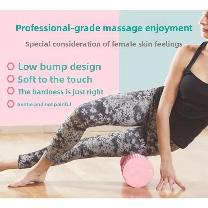 Solido colonna yoga esagonale in schiuma solida rullo massaggiante pilates bastone gamba sottile albero in schiuma materiale EVA