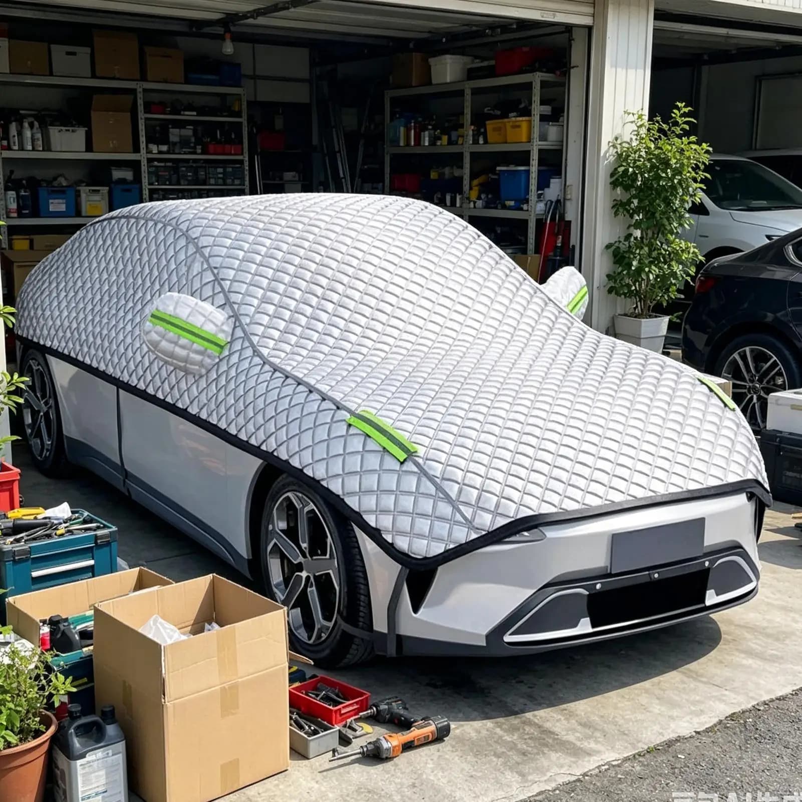 Car Cover Outdoor Protection Waterproof Four Seasons Windshield Protection Protector Snow Cover Sunshade Frost Cover Parts