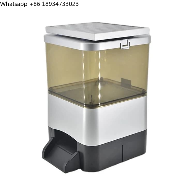 Fabbricazione in fabbrica all'ingrosso Alimentatore automatico ecologico per alimenti per pesci Ciotole per animali domestici Alimentatori per uso interno automatico