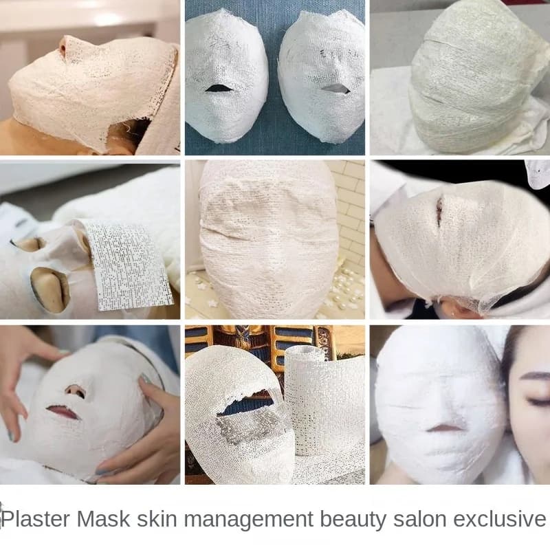 Leather management chalk film rejuvenation leather face mask paper plaster hot film lifting roll v face Zombie beauty