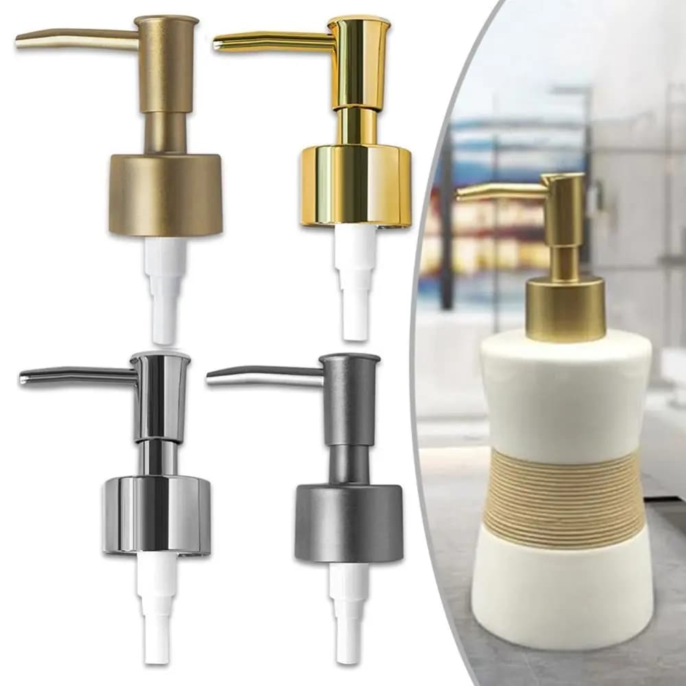 Testina Dispenser di Sapone Liquido Fai-da-Te, Ricambio Riutilizzabile per Erogatore di Lozione e Sapone Liquido