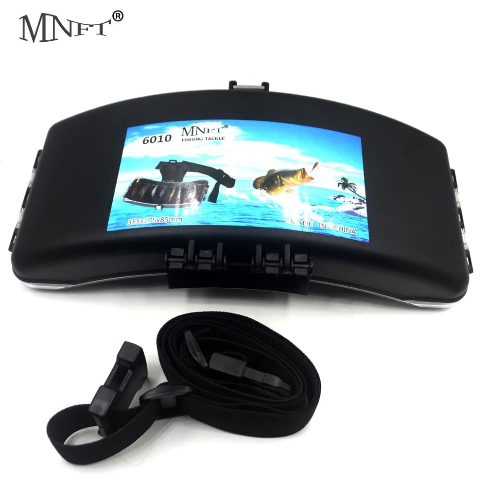 MNFT 1 pcs fishing gear box ABS multifunctional fishing belt bag bait fishing equipment belt box storage box