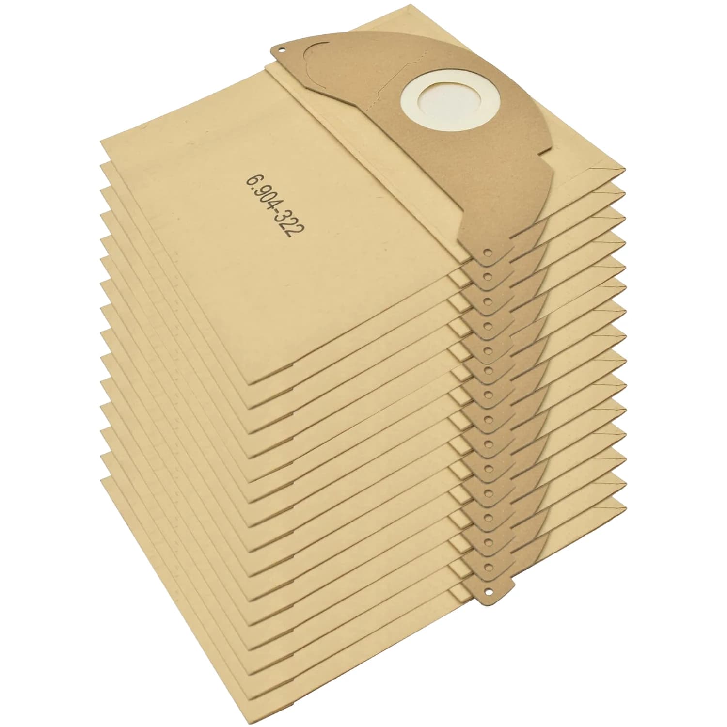 Sacchetti per aspirapolvere per Karcher 6.904-322.0, sacchetti filtro per Karcher WD2,MV2,WD 2.200 WD2250 A2004 A2054 A2099 Series Hoover Bags