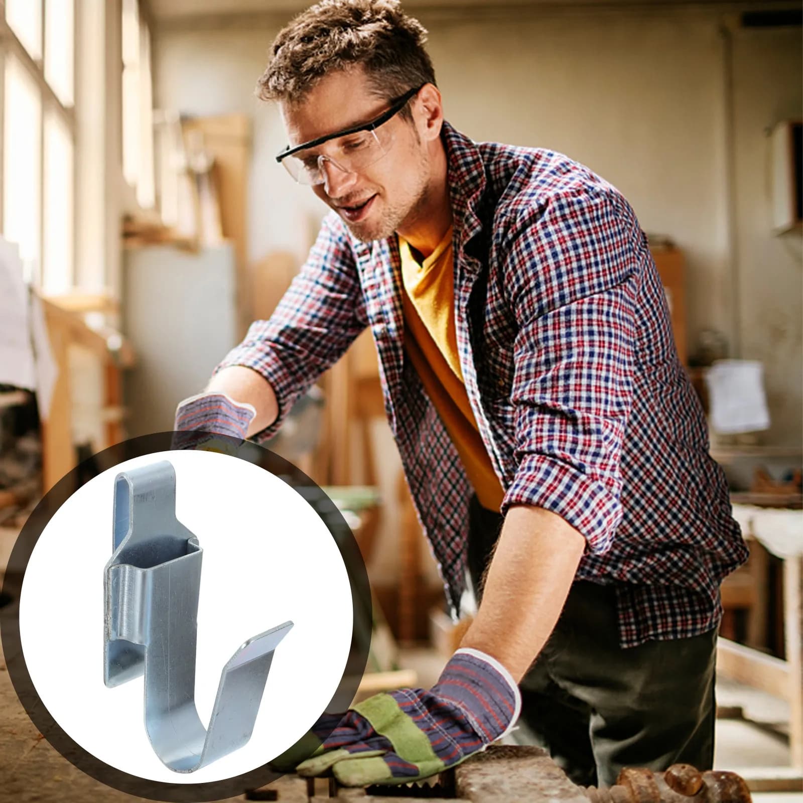 Ergonomic Tool Holders for Electric Drill with Multipli Hooks for Keys, Screwdrivers and Manual Tools