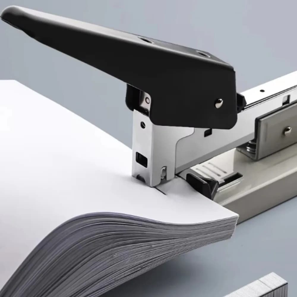 Cucitrice portatile manuale per impieghi gravosi, salva-lavoro, capacità fino a 210 fogli, cucitrice da tavolo semplice e di grande capacità