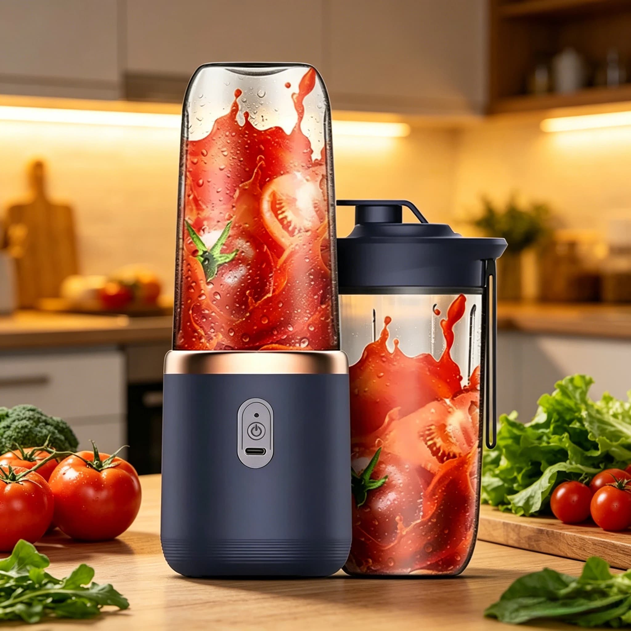 6 colors 400ml portable USB blender electric travel juicer cup for smoothies kitchen mini mixer tool