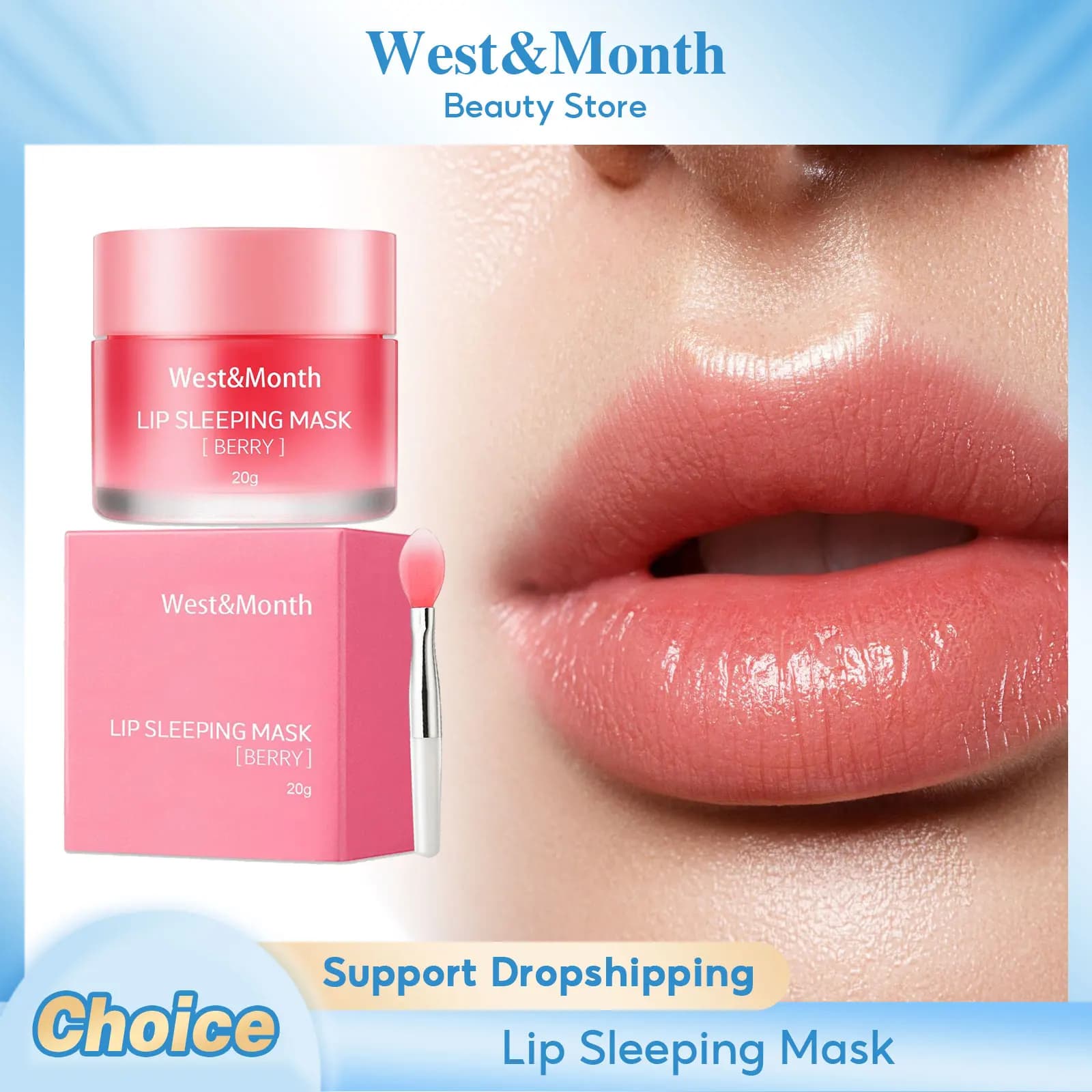 Lip mask for sleeping Anti-screpolation Carnose Exfoliating Nutrient Moisturizing Levigante Maintenance Lip care cream Korean Cosmetic Balm