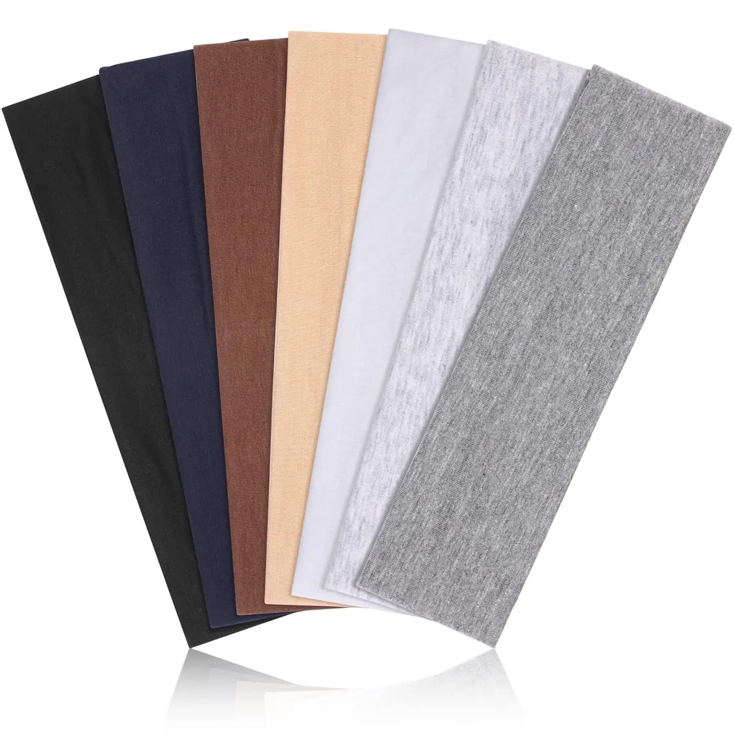 Simple sports yoga band in solid 6 pieces to absorb sweat for men and women