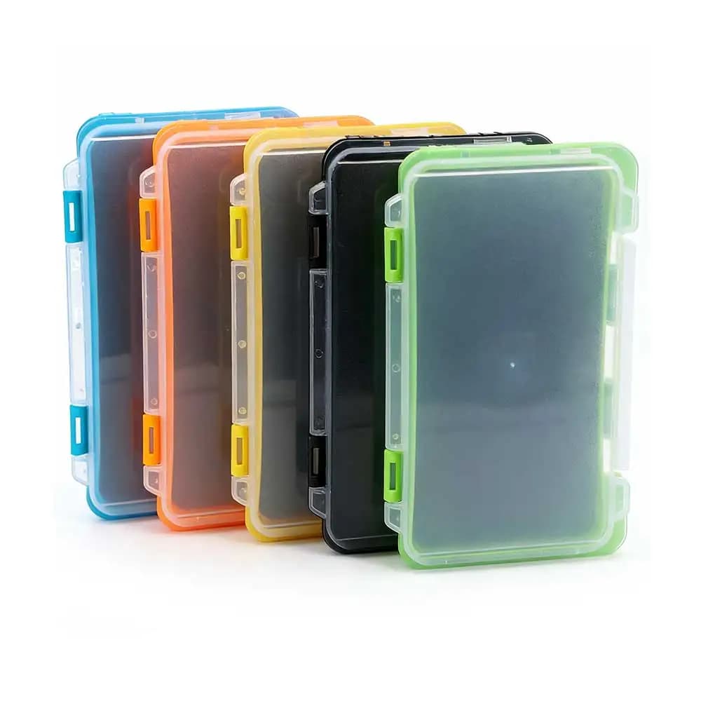 1 pcs Plastic bait box for fly fishing, streamer, jig head, ami, spinner, spoon, carp baits, tool organizer case