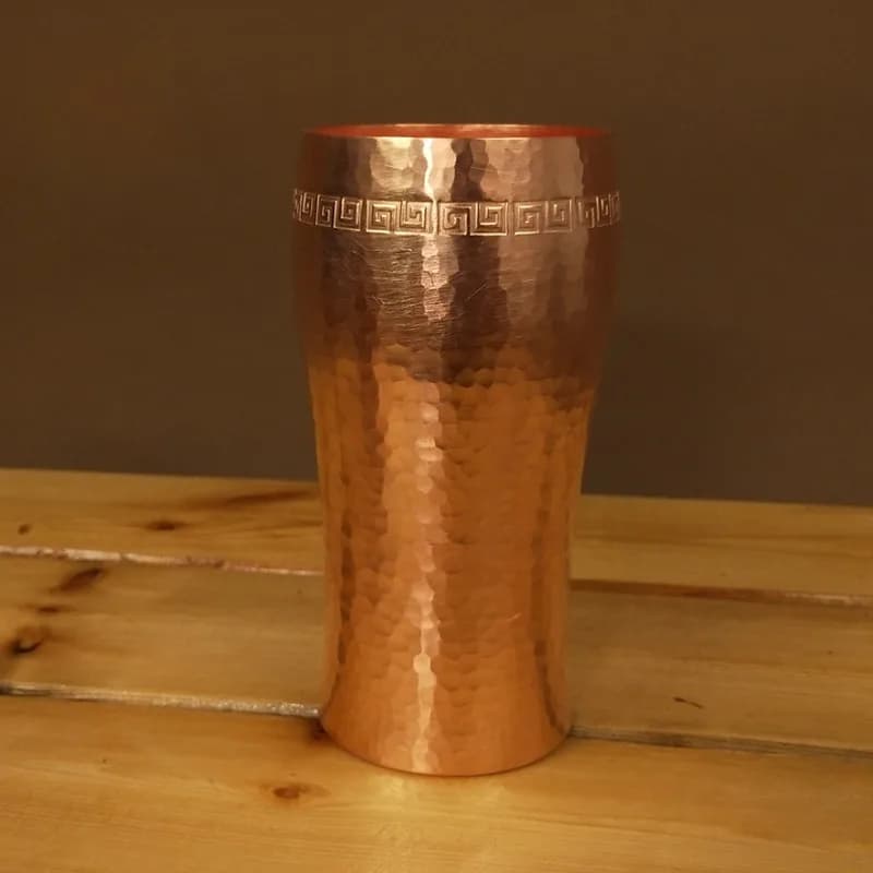 1Pc Pure Copper Cup for Coffee Powder Mugs Handcrafted Hammered Drinkware Tea Cup and Beer Cup Cold Water Cup