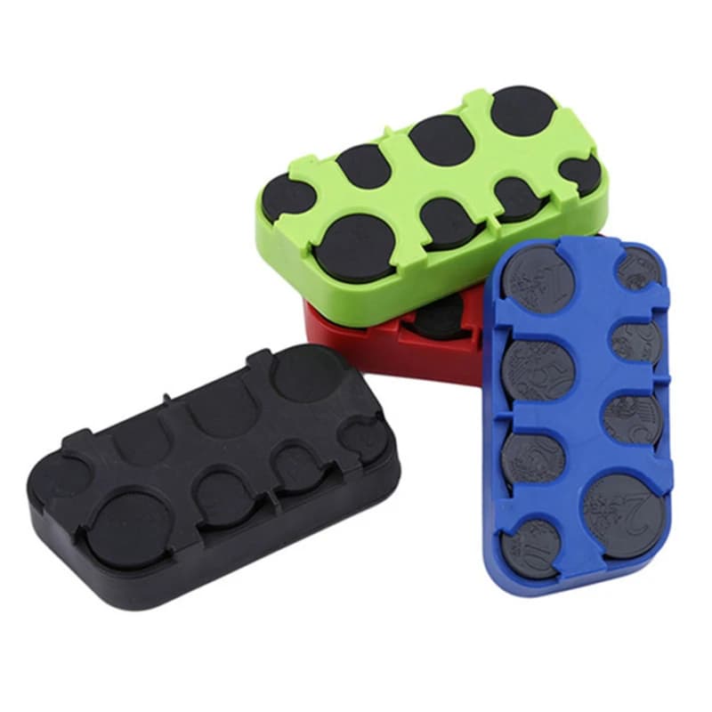 Portamonete in plastica portamonete Mini Euro Dispenser per cambio auto Taxi autobus