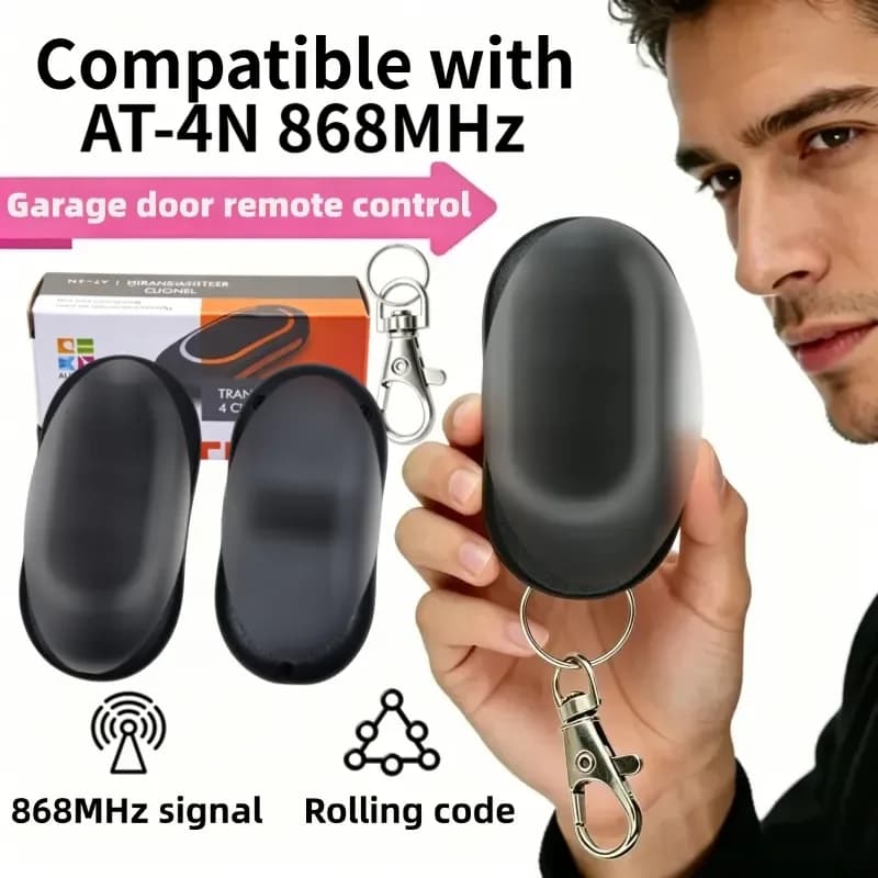 Telecomando per Garage 868 ALUTECH AT-4N AT 4N AT4N AT-4N-868 868MHz, Telecomando per Cancello 868.35MHz, Trasmettitore Apriporta Garage