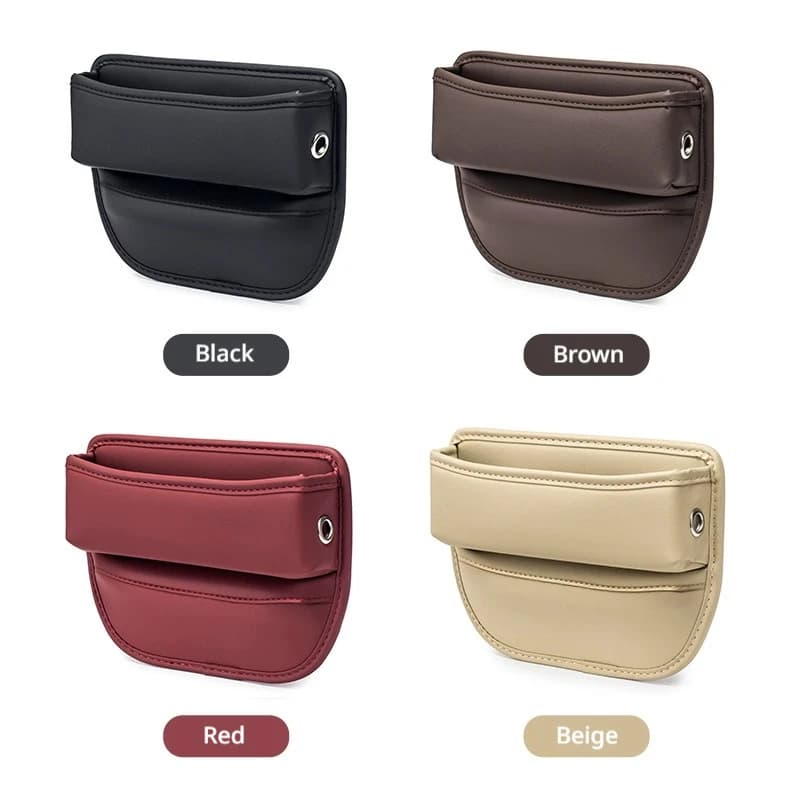 Organizer Universale per Sedile Auto, Scatola Portaoggetti Multifunzione, Portafoglio, Portachiavi, Porta Carte, Portabicchieri, Porta Telefono, Accessori Interni Auto