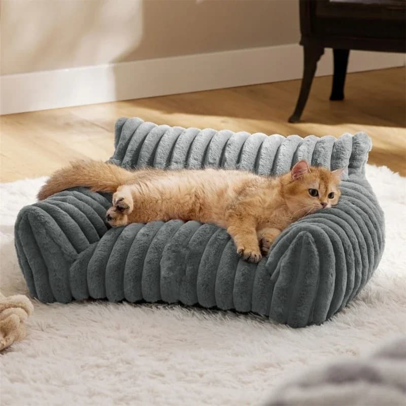 Lettino per cani Lettino per coccole per piccolo gattino Lettino per divano Letto per animali Cuscino di lusso per la casa