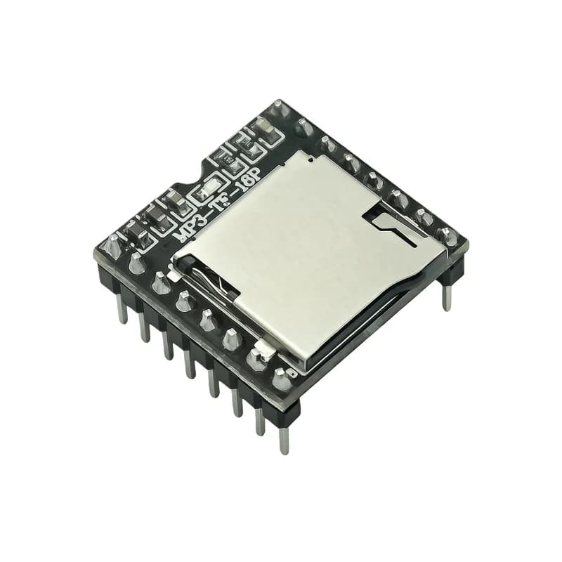 Miniature MP3 player module, TF card, USB drive, Miniature MP3 player audio and voice module board, used for Arduino DF