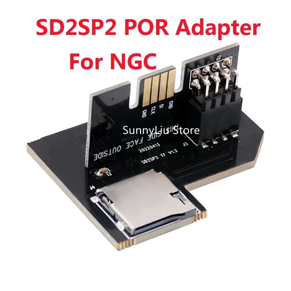 1pc per NGC SD2SP2 POR Adapter Load SDL Micro SD Card lettore di schede TF adattatore per scheda di memoria per Nintendo Gamecube