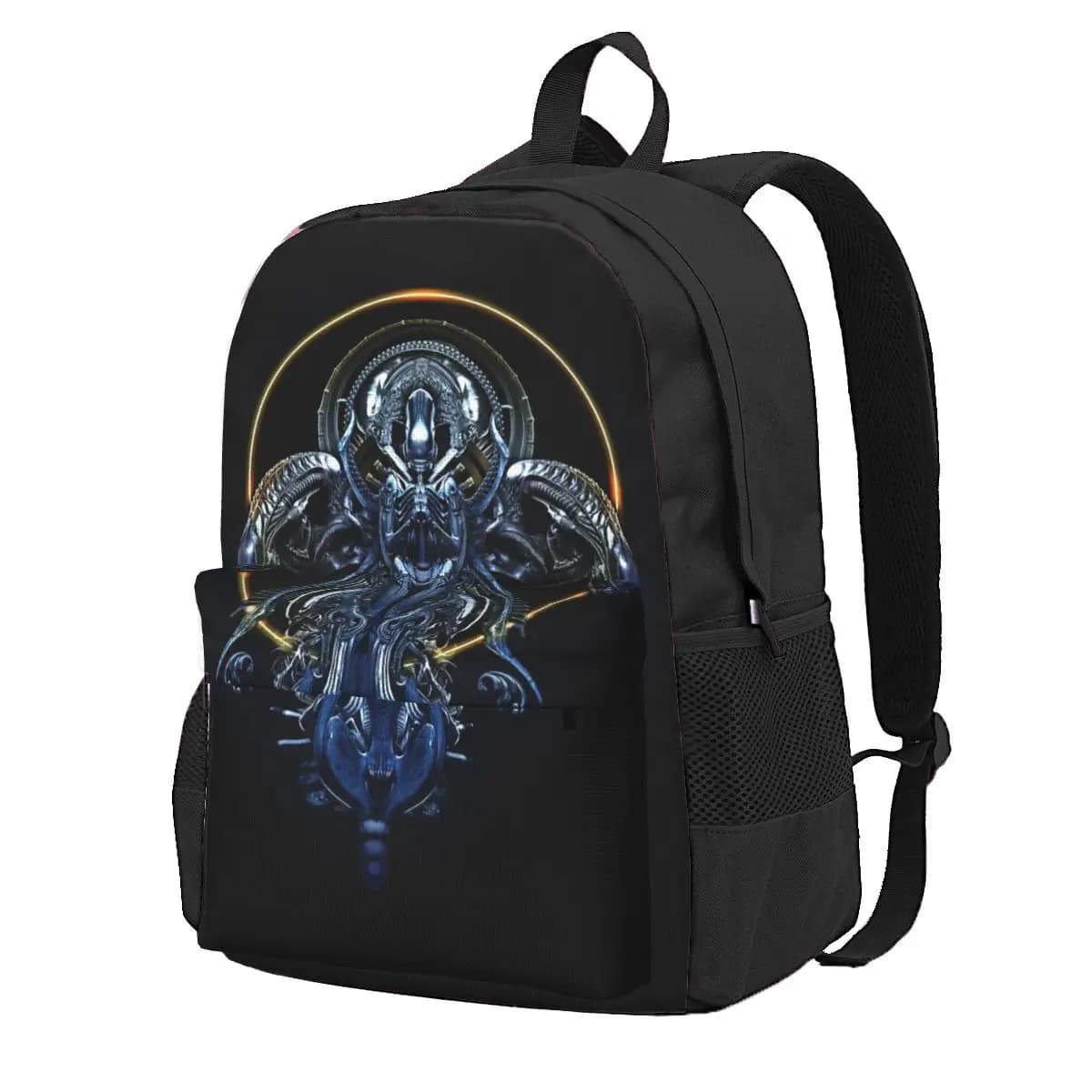 Zaino da studente Alien Gothic, borsa da scuola, zaino da viaggio per escursioni, per uomo e donna, borsa a tracolla alla moda