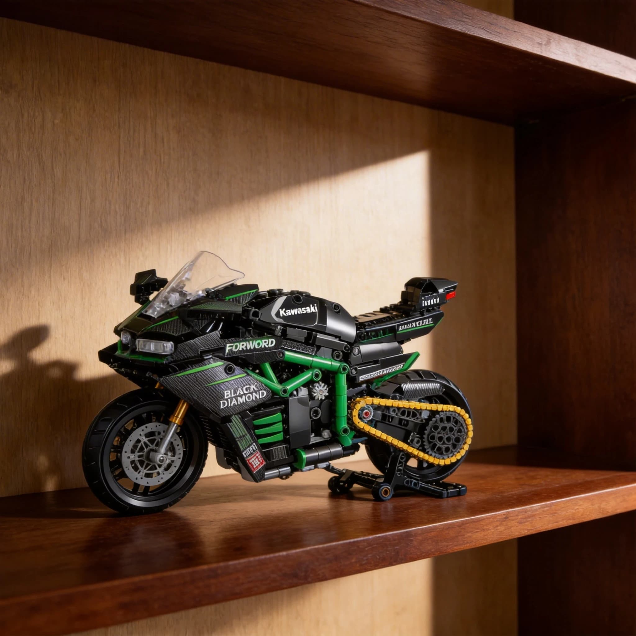 Nuovi set di blocchi di costruzione per moto 1:8 Mattoni MOC Modello di moto Regali di Natale per ragazzi Bambini Bambini