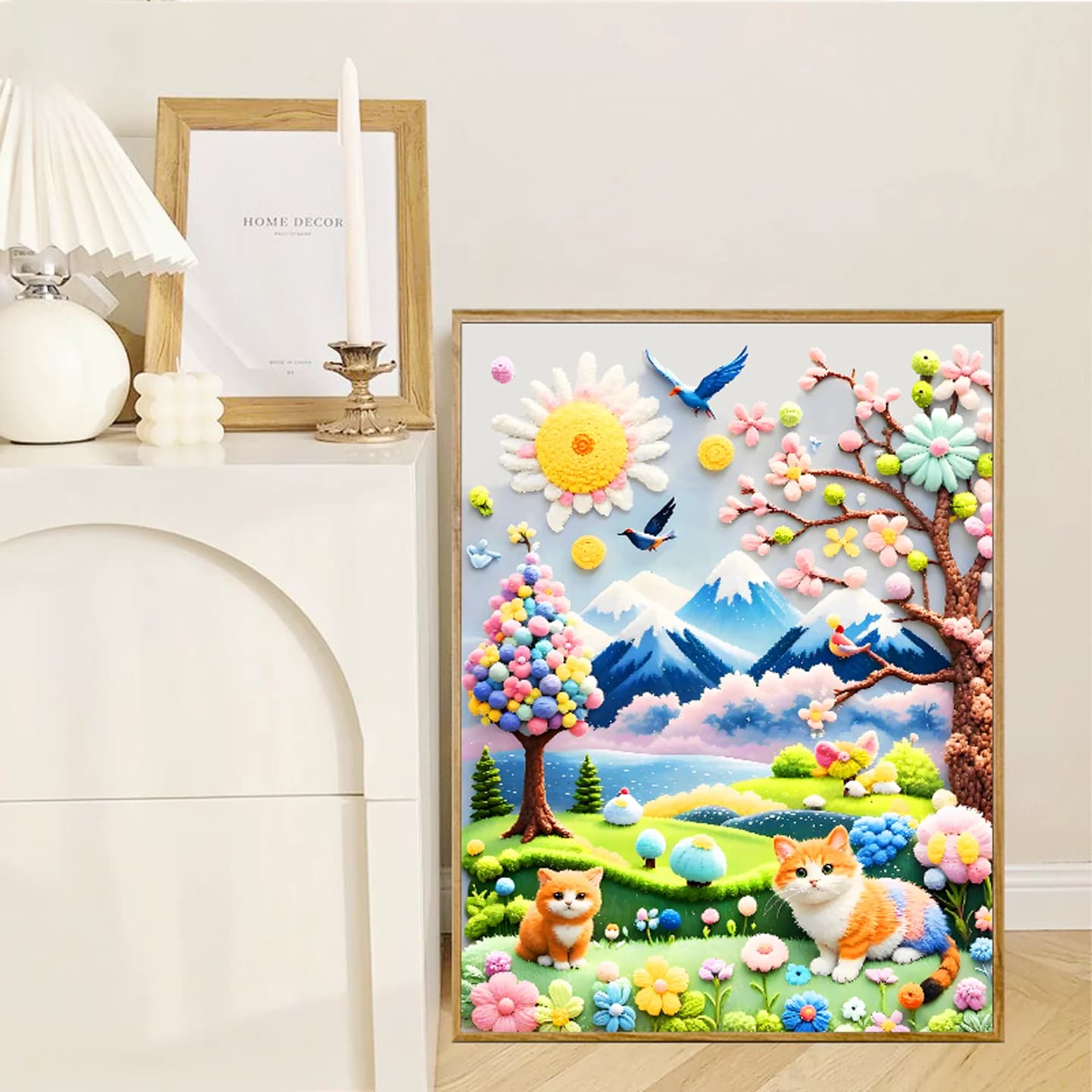 Diamond Painting 2026 New Healing Landscape Cross Stitch Diamond Living Room High Difficulty Handmade Brick Stone Decal
