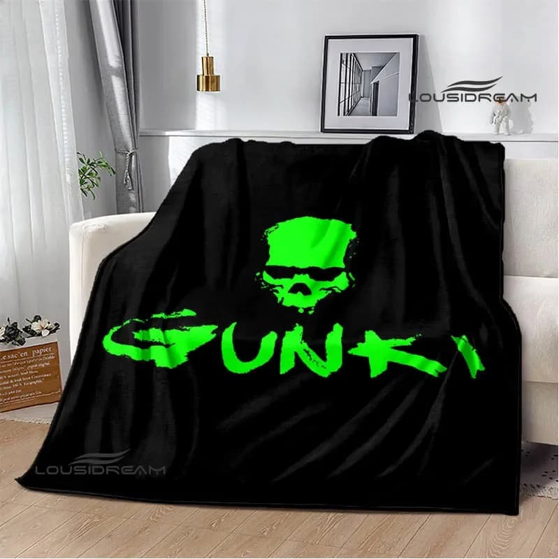 Gunki Fishing appassionato di coperta stampata flangia calda morbida e confortevole coperta coperte da viaggio per la casa fodere per letto regalo di compleanno
